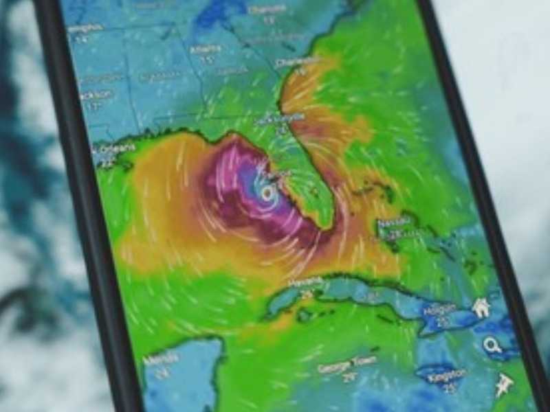 radarska slika padavin verjetnost toče
